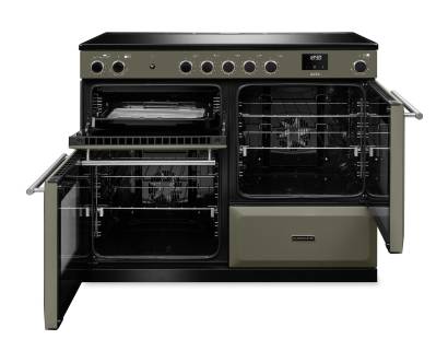 Rangemaster Aura 110 Riverbed Brushed Nickel Range Cooker Dublin Ireland