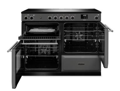 Rangemaster Aura 110 Slate Brushed Nickel Range Cooker Dublin Ireland