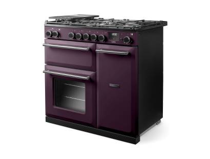 Rangemaster Aura 90 Plum Onyx Dual Fuel Range Cooker Belfast NI