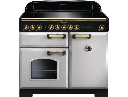 Rangemaster CDL100EIRPB - 100cm Classic Deluxe Electric Induction Royal Pearl Brass Range Cooker 114840