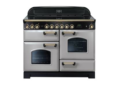 Rangemaster CDL110ECRPB - 110cm Classic Deluxe Electric Ceramic Royal Pearl Brass Range Cooker 114600