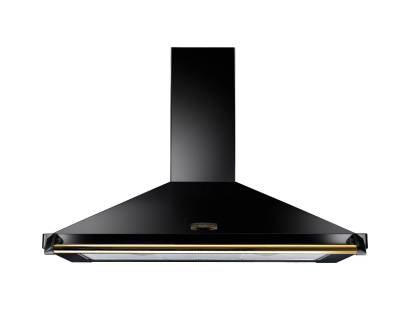 Rangemaster CLAHDC110BB - 110cm Classic Black Brass Cooker Hood 89270