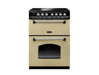 Rangemaster CLAS60ECCRC - 60cm Classic Electric Ceramic Cream Chrome Range Cooker 107340