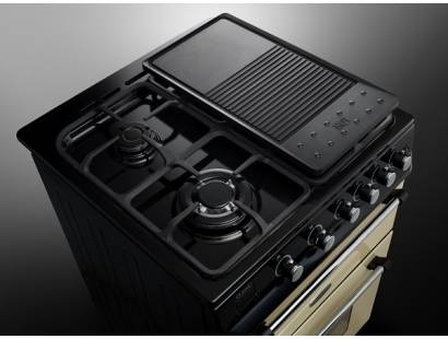 Rangemaster CLAS60NGFBLC Black Chrome Range Cooker