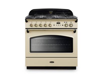 Rangemaster CLAS90FXDFFCR-B 90cm Classic FX Dual Fuel Range Cooker