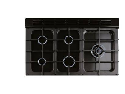 Rangemaster Classic 100cm dual fuel range cooker hob