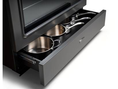 Rangemaster Classic FX Induction Range Cooker Open Drawer View