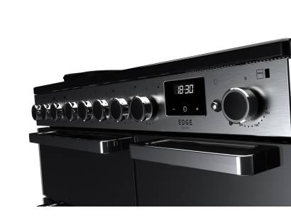 Rangemaster EDDL90EIGBLKCM1 induction hob with five cooking zones