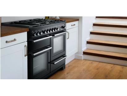 Rangemaster EDL100DFFIVC Ivory Chrome Range Cooker