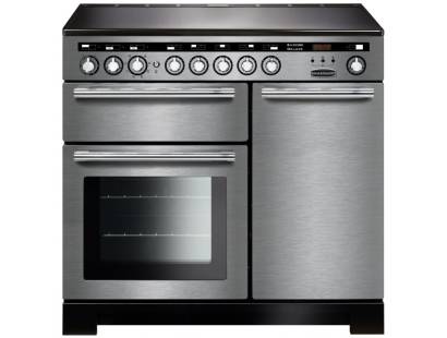 Rangemaster EDL100EISSC - 100cm Encore Deluxe Electric Induction Stainless Steel Chrome Range Cooker 117370