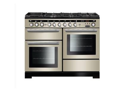 Rangemaster EDL110DFFIVC - 110cm Encore Deluxe Dual Fuel Ivory Chrome Range Cooker 117280