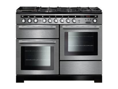 Rangemaster EDL110DFFSSC - 110cm Encore Deluxe Dual Fuel Stainless Steel Chrome Range Cooker 117290