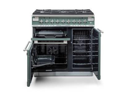 Rangemaster ELS100EICB Charcoal Black Range Cooker