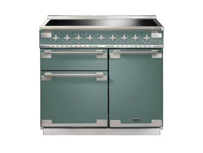 Rangemaster ELS100EIMG - 100cm Elise Electric Induction Mineral Green Range Cooker 127050