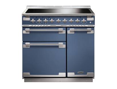 Rangemaster ELS90EISB - 90cm Elise Electric Induction Stone Blue Range Cooker 127190