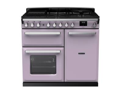 Rangemaster ESDL100DFPHTHCM1 - 100cm Estel Deluxe Dual Fuel HeatherChrome Range Cooker 17855