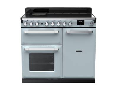Rangemaster ESDL100EIPMSBCM1 - 100cm Estel Deluxe Induction Misty BlueChrome Range Cooker 15117