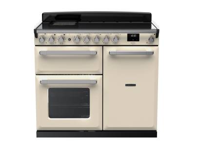 Rangemaster ESDL100EIPPCRCM1 - 100cm Estel Deluxe Induction Pale Cream Chrome Range Cooker 15114