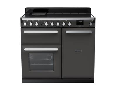 Rangemaster ESDL100EIPSLTCM1 - 100cm Estel Deluxe Induction Slate Chrome Range Cooker 15113