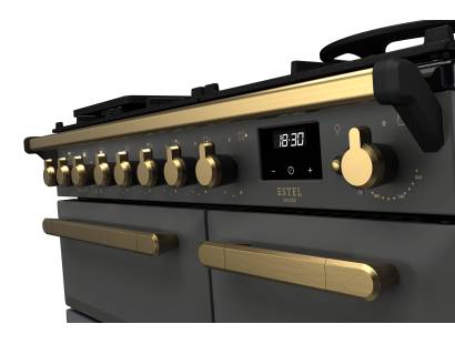 Rangemaster ESDL90DFPSLTAB1 90 Slate Brass