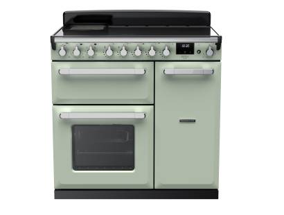 Rangemaster ESDL90EIPMNTCM1 - 90cm Estel Deluxe Induction Mint Chrome Range Cooker 15034