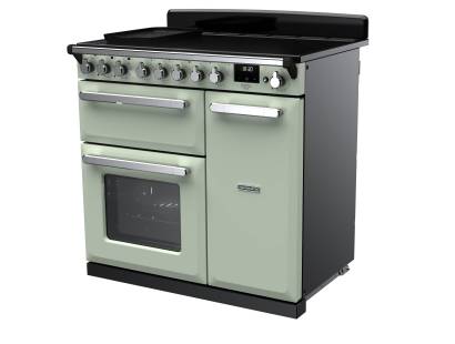Rangemaster ESDL90EIPMNTCM1 Estel Deluxe Induction Mint Chrome Range Cooker