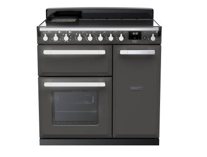 Rangemaster ESDL90EIPSLTCM1 - 90cm Estel Deluxe Induction Slate Chrome Range Cooker 15028