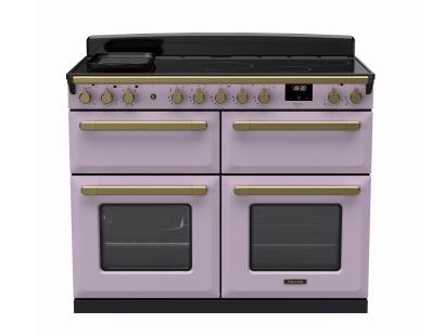 Rangemaster ESDLB110EIPHTHAB1 - 110cm Estel Deluxe Induction Heather Antique Brass Range Cooker 18246