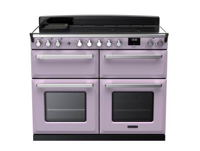 Rangemaster ESDLB110EIPHTHCM1 - 110cm Estel Deluxe Induction Heather Chrome Range Cooker 17881