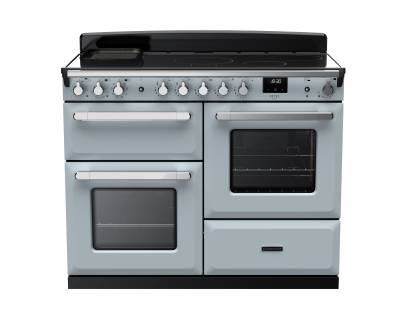 Rangemaster ESDLB110EIPMSBCM1 - 110cm Estel Deluxe Induction Misty BlueChrome Range Cooker 15304