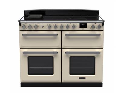 Rangemaster ESDLB110EIPPCRCM1 - 110cm Estel Deluxe Induction Pale Cream Chrome Range Cooker 15301