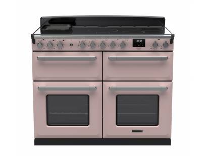 Rangemaster ESDLB110EIPPPKCM1 - 110cm Estel Deluxe Induction Pale Pink Chrome Range Cooker 15305