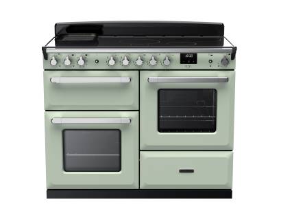 Rangemaster ESDLO110EIPMNTCM1 - 110cm Estel Deluxe Induction Mint Chrome Range Cooker