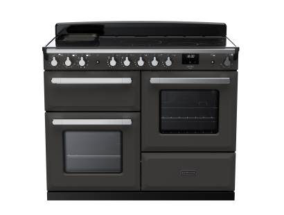 Rangemaster ESDLO110EIPSLTCM1 - 110cm Estel Deluxe Induction Slate Chrome Range Cooker 15198