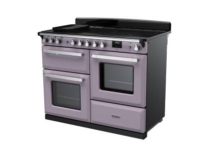 Rangemaster Estel Deluxe 110 Induction Heather Chrome Range Cooker