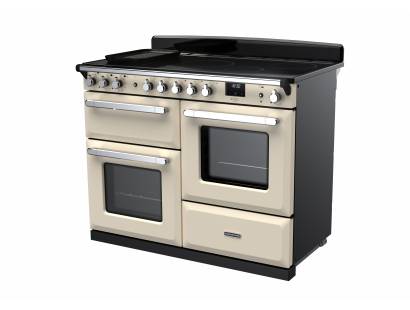 Rangemaster Estel Deluxe 110 Induction Pale Cream Chrome Range Cooker