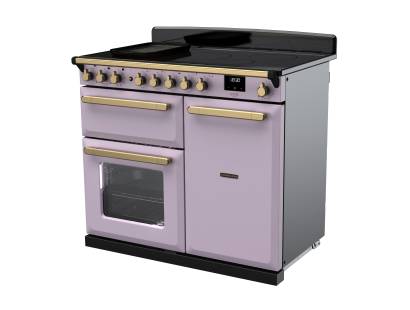 Rangemaster Estel Deluxe Induction Heather Antique Brass Range Cooker 18235