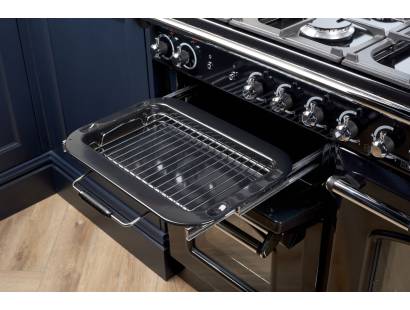 Rangemaster INF110DFFBL Black Range Cooker