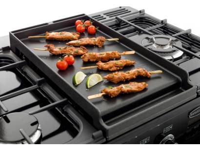 Rangemaster INF90DFFBL Dual Fuel Black Range Cooker