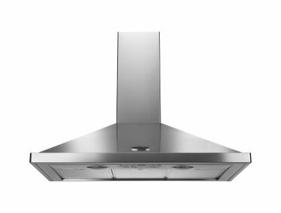 Rangemaster LEIHDC100SSC 100cm Stainless Steel Chrome Chimney Hood 95680