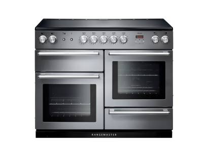 Rangemaster NEX110EISSC - 110cm Nexus Electric Induction Stainless Steel Chrome Range Cooker 106160