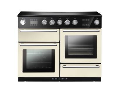 Rangemaster NEX110SOEIIVC - 110cm Nexus Steam Electric Induction Ivory Chrome Range Cooker 119850