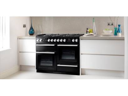 Rangemaster NEX90DFFSLC Dual Fuel Slate Chrome Range Cooker