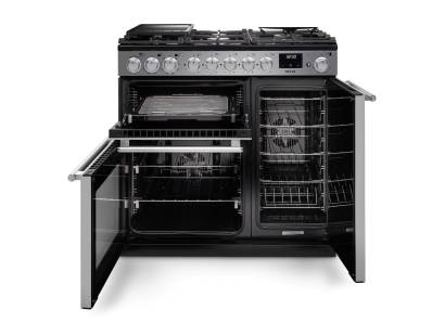 Rangemaster NEX90DFSTSTCM1 Stainless Steel range cooker