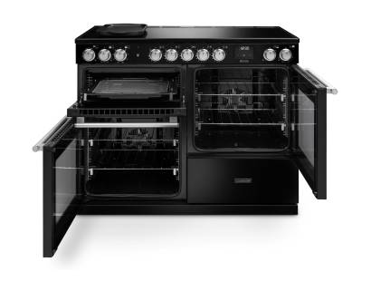 Rangemaster NEXO110EIPGBLCM1 Gloss Black range cooker