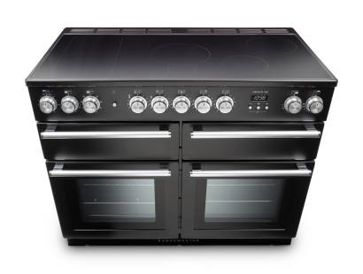 Rangemaster NEXSE110EICBC Nexus SE Electric Induction Charcoal Black Chrome Range Cooker