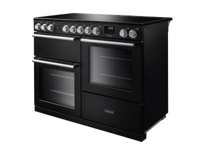 Rangemaster Nexus Gloss Black Chrome induction cooker
