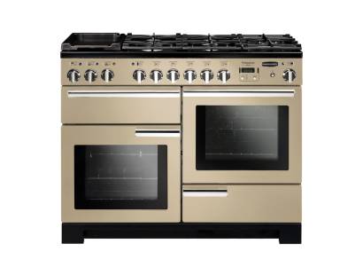 Rangemaster PDL110DFFCRC - 110cm Professional Deluxe Dual Fuel Cream Chrome Range Cooker 97530