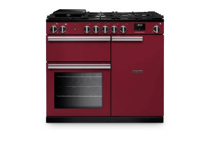Rangemaster PR100DFPBOR-CM1 100cm Professional Dual Fuel Bordeaux Range Cooker