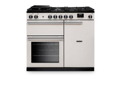 Rangemaster PR100DFPIVY-CM1 100cm Professional Dual Fuel Ivory Range Cooker